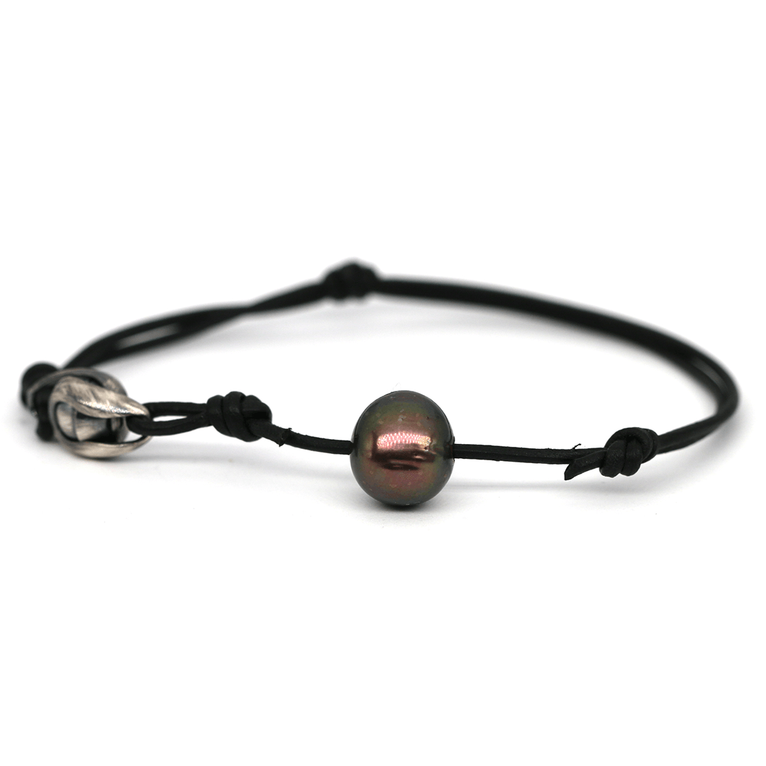 Herrenarmband - Süßwasserzuchtperle - Infinity