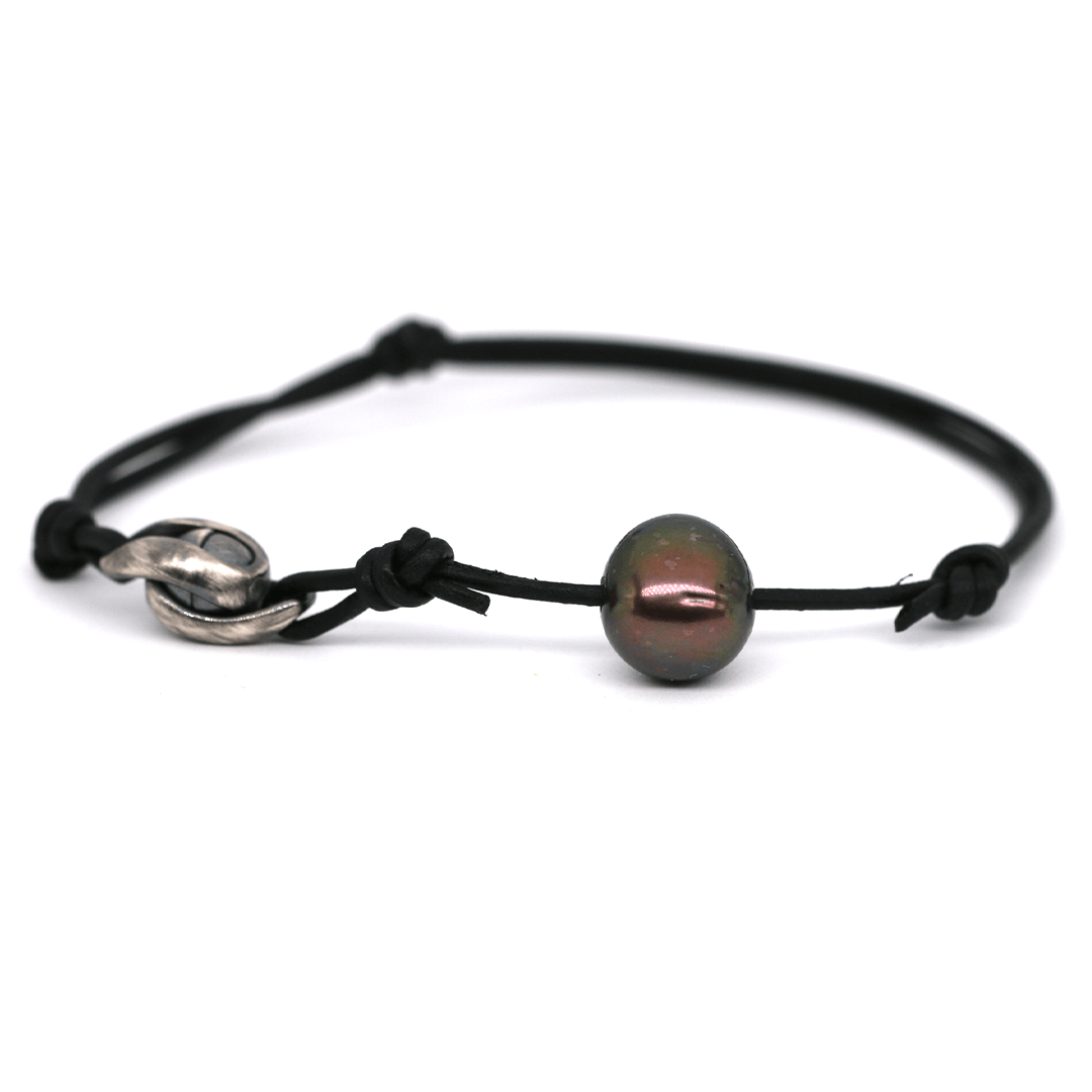 Herrenarmband - Süßwasserzuchtperle - Infinity