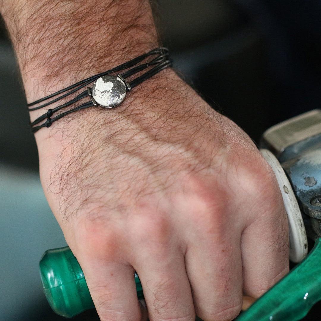 Männerarmband - Power for the world
