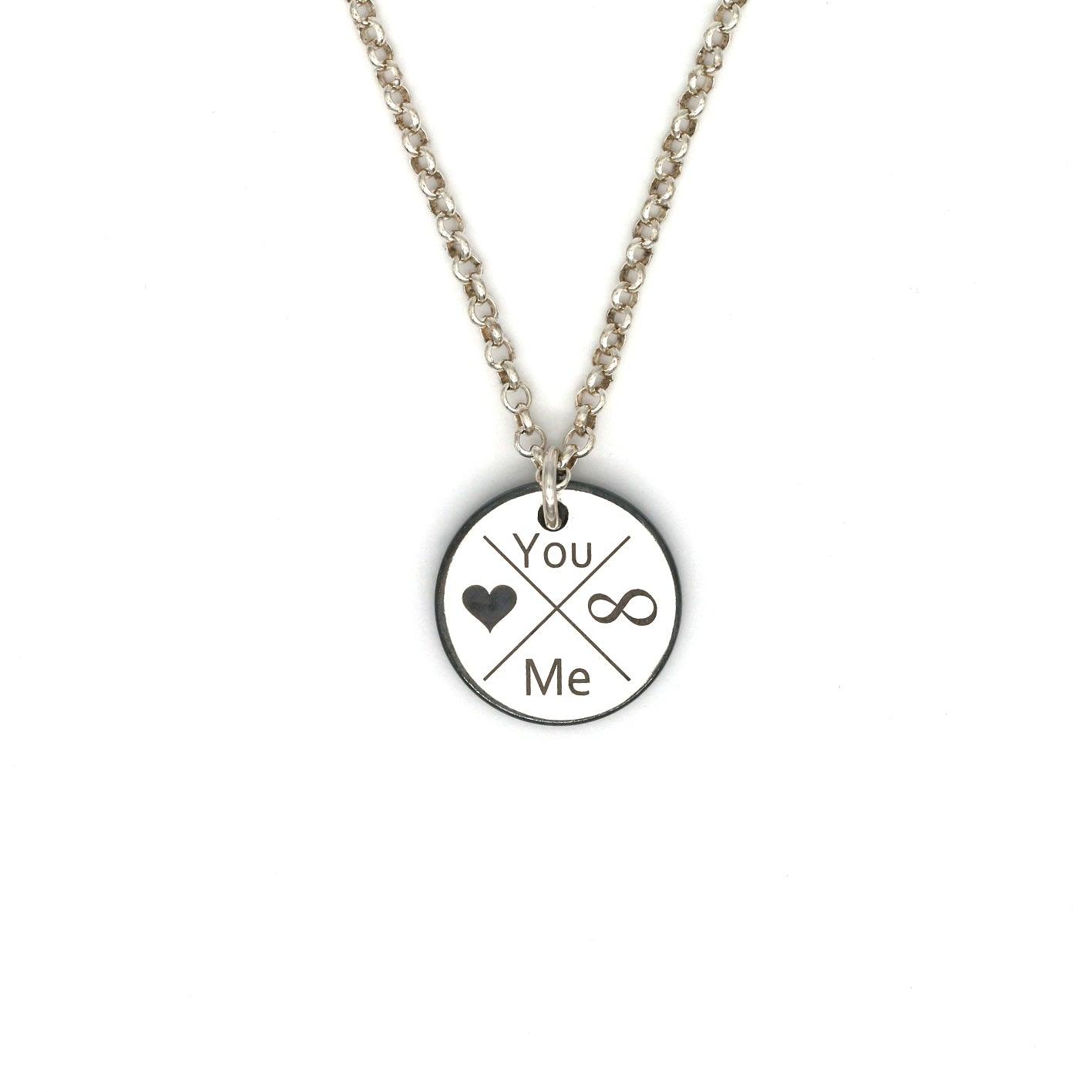 Halskette You & Me (individualisierbar)