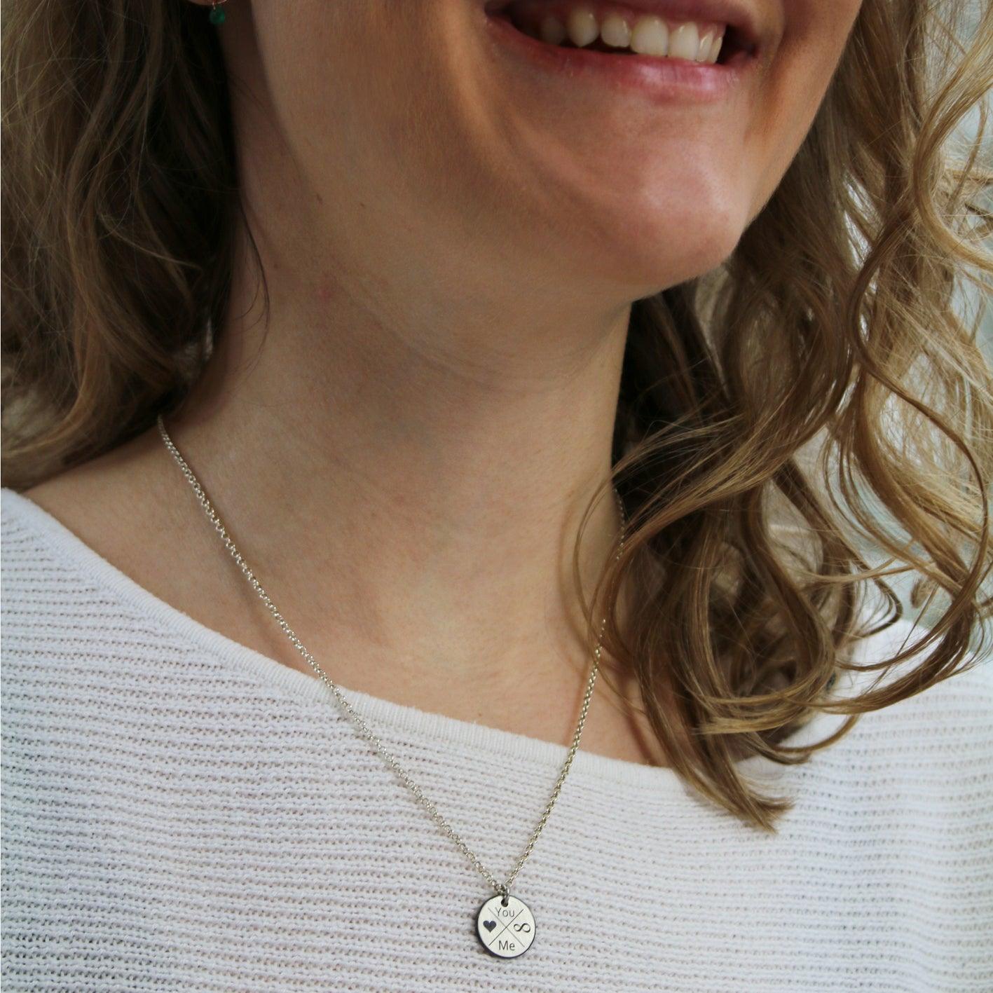 Halskette You & Me (individualisierbar)